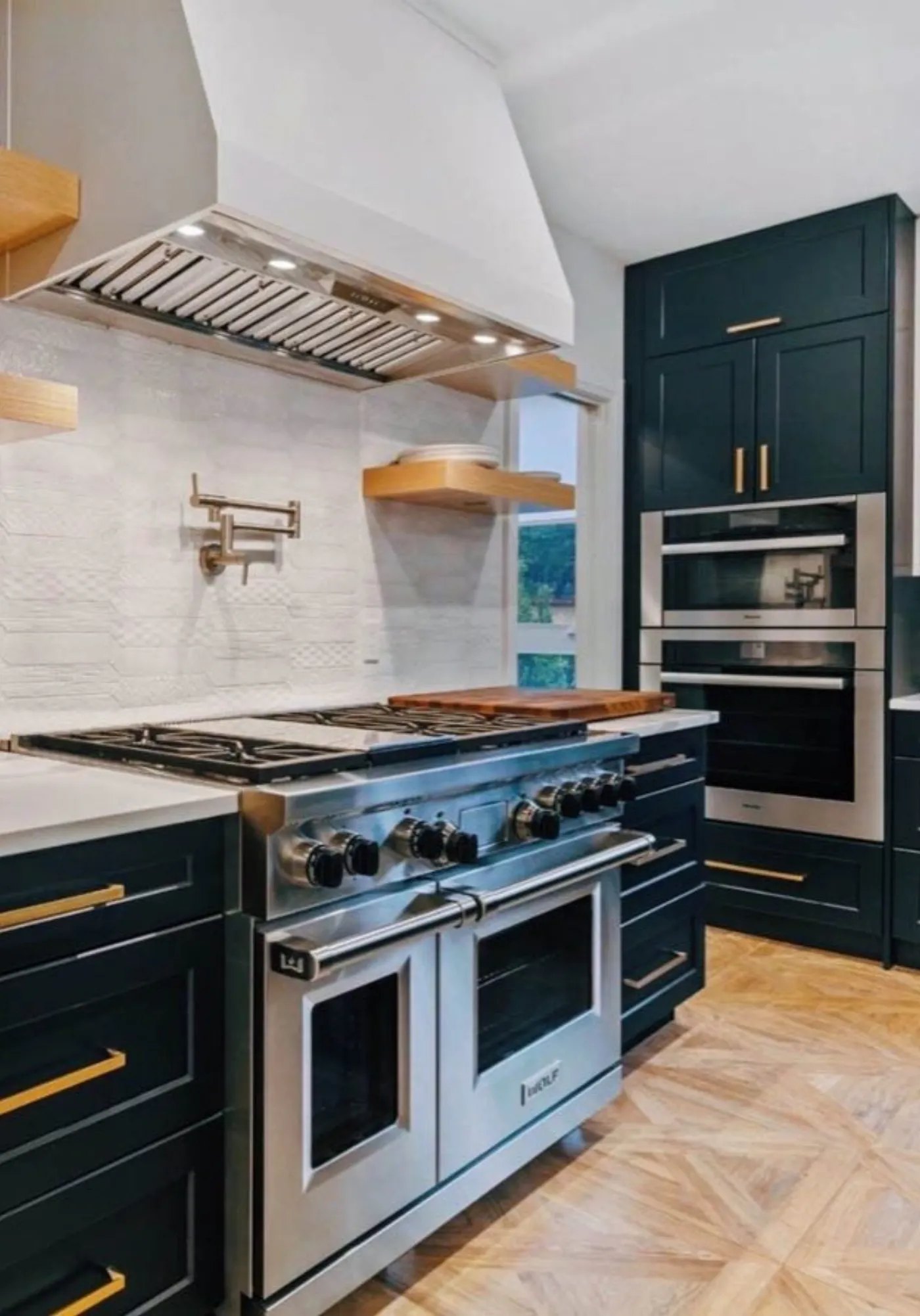 Hardwood and luxury vinyl plank flooring samples